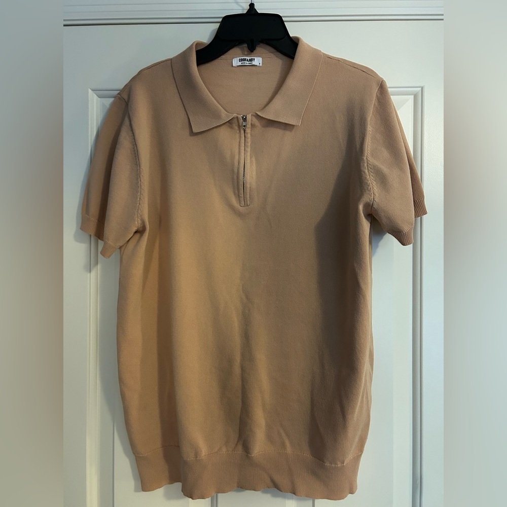 Coofandy Peach Quarter-Zip